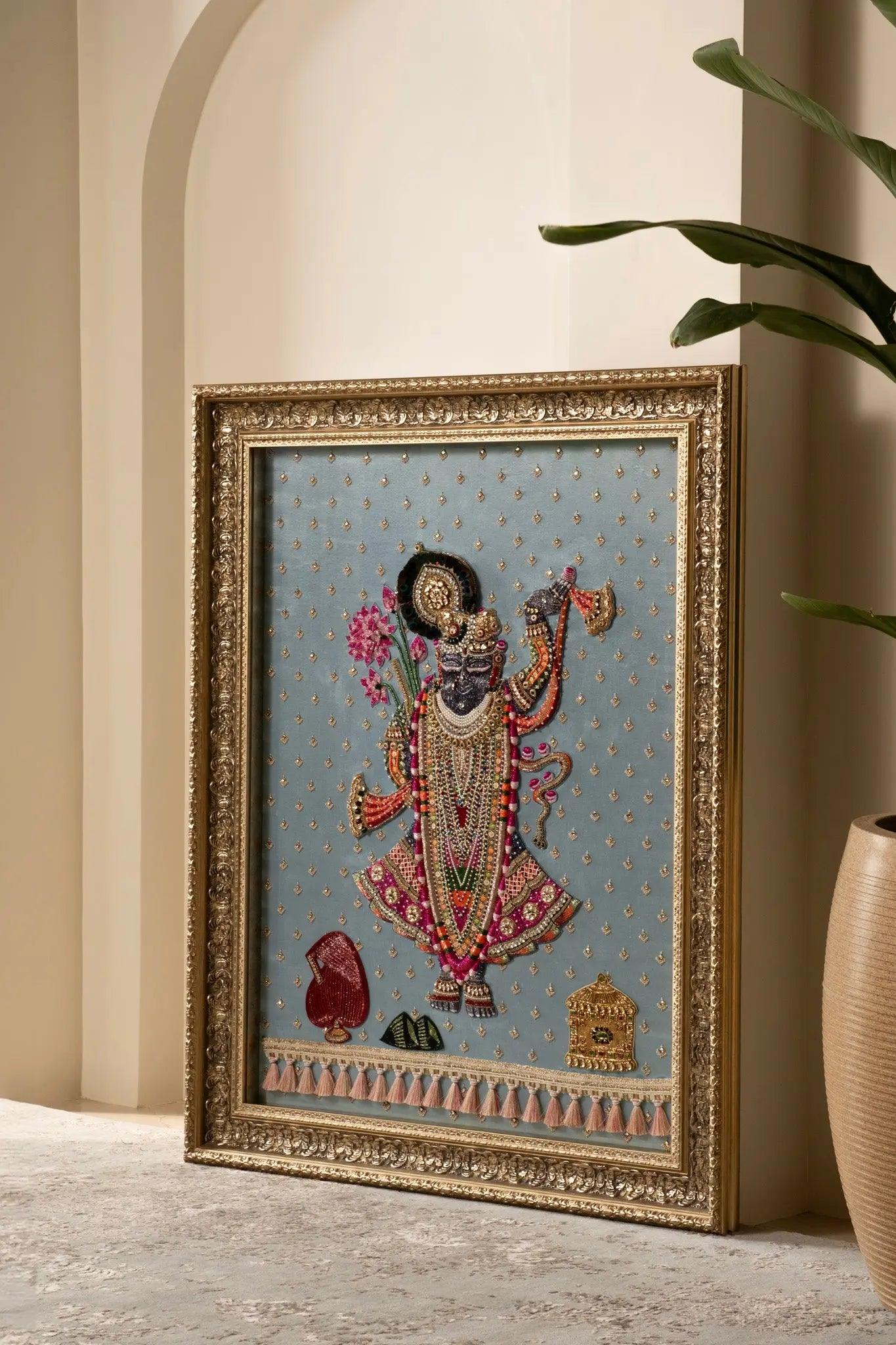 Shrinathji Handmade Embroidered Jewelry Art - My Store