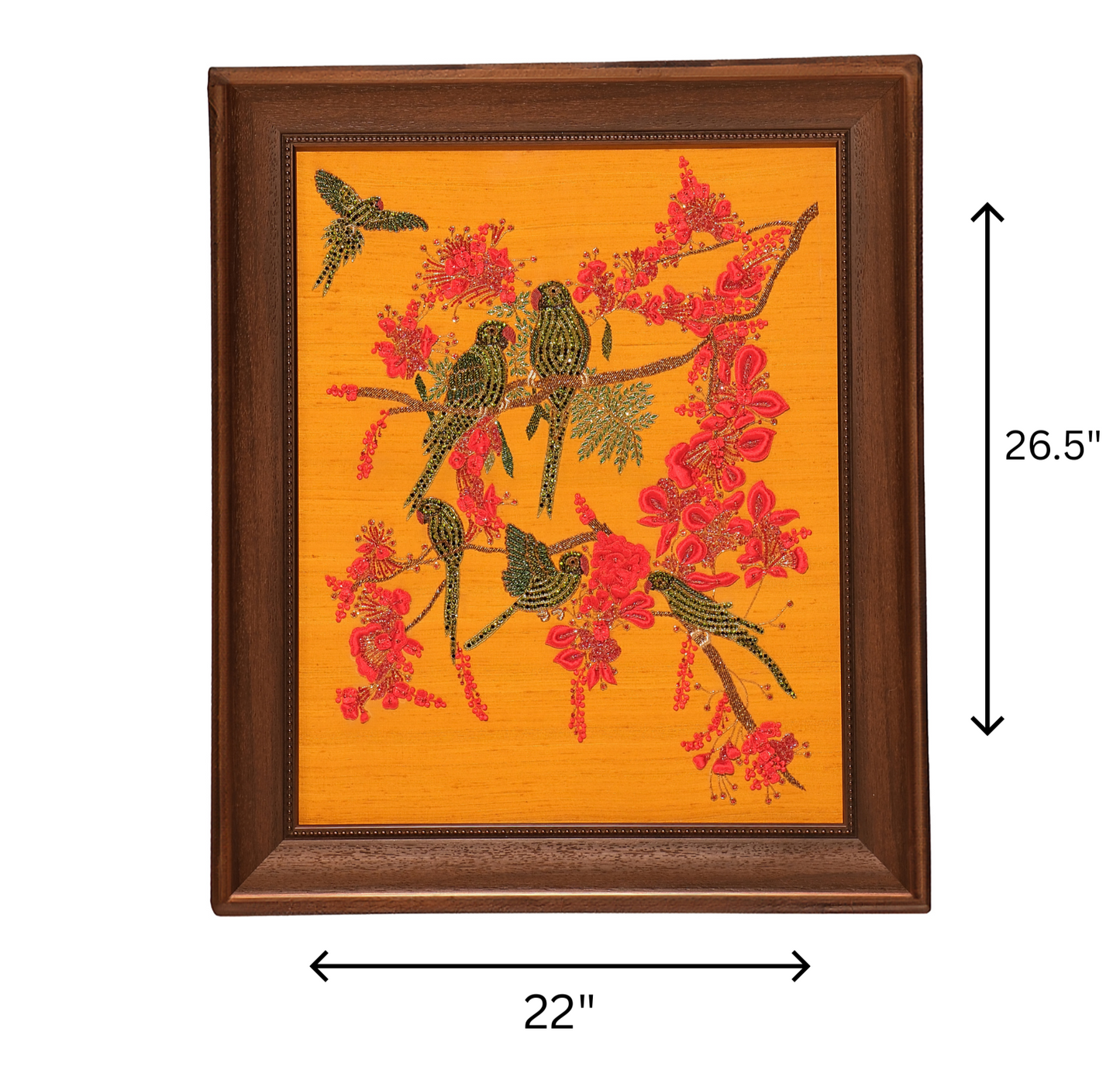 Tropical Bird Wall Art | 2.21 ft × 1.83 ft