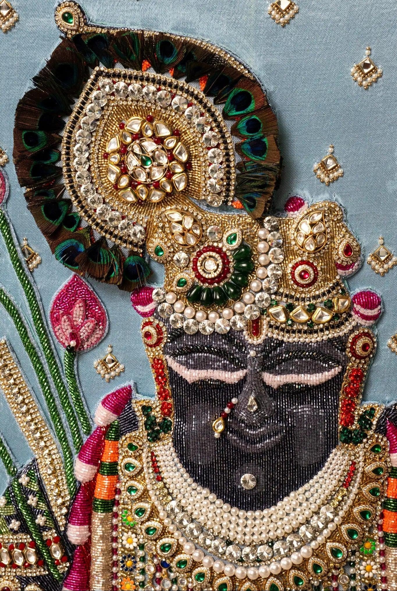Shrinathji Handmade Embroidered Jewelry Art - My Store