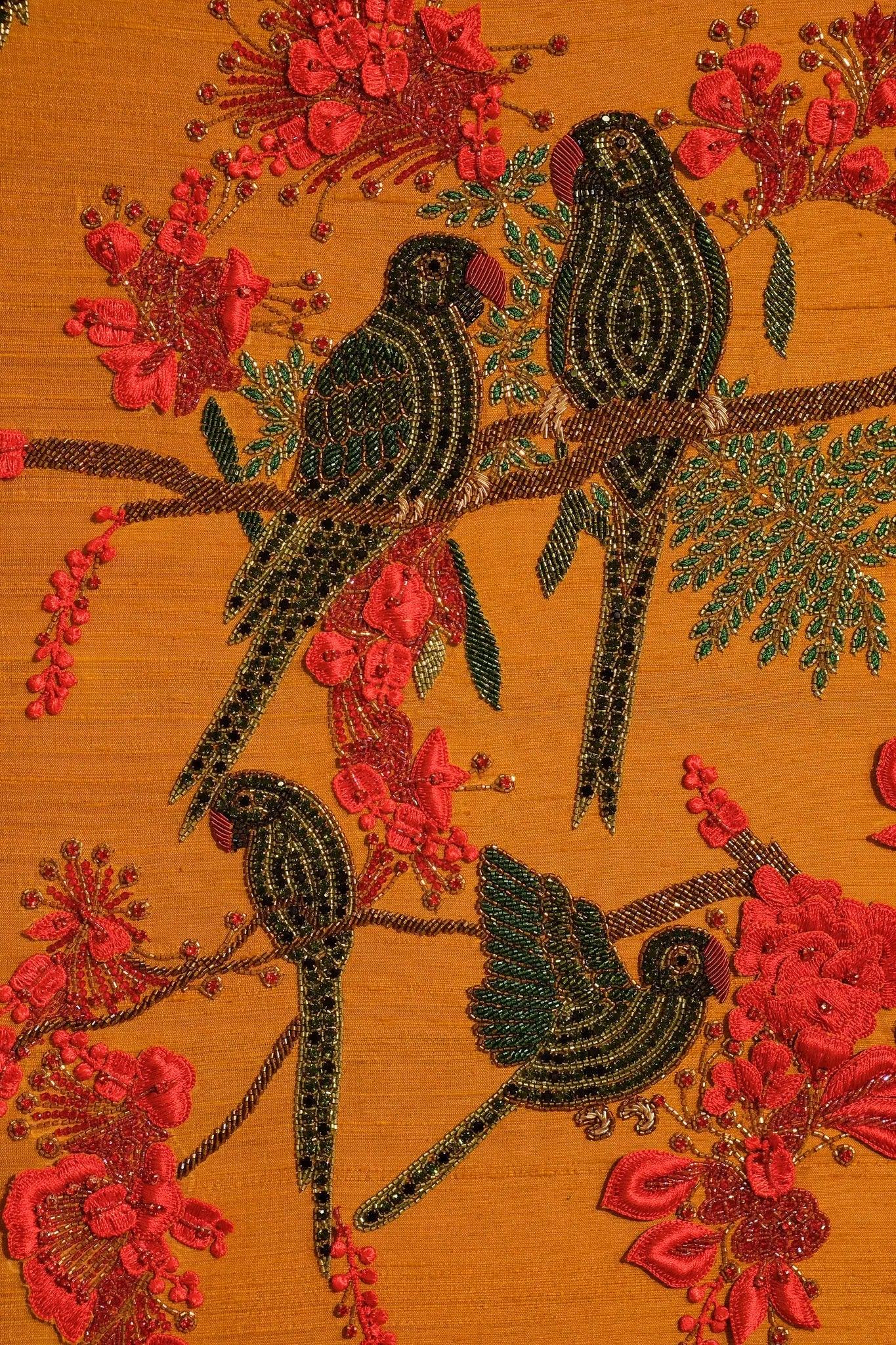 Tropical Birds Embroidery Inspired by Autumn - My Store