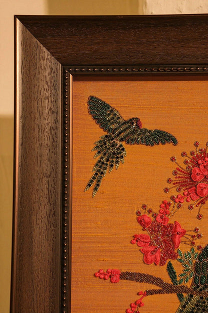 Tropical Birds Embroidery Inspired by Autumn - My Store