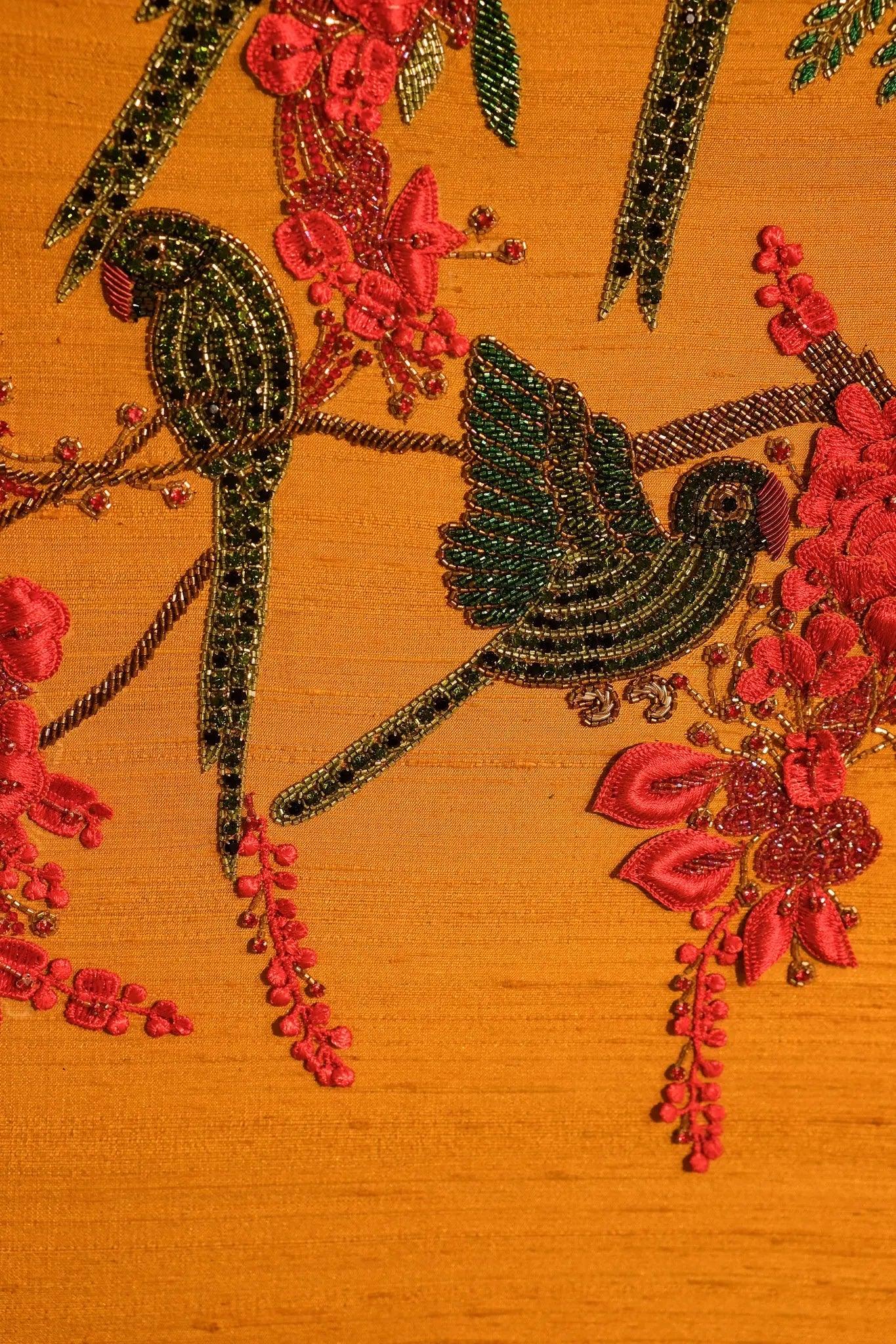 Tropical Birds Embroidery Inspired by Autumn - My Store
