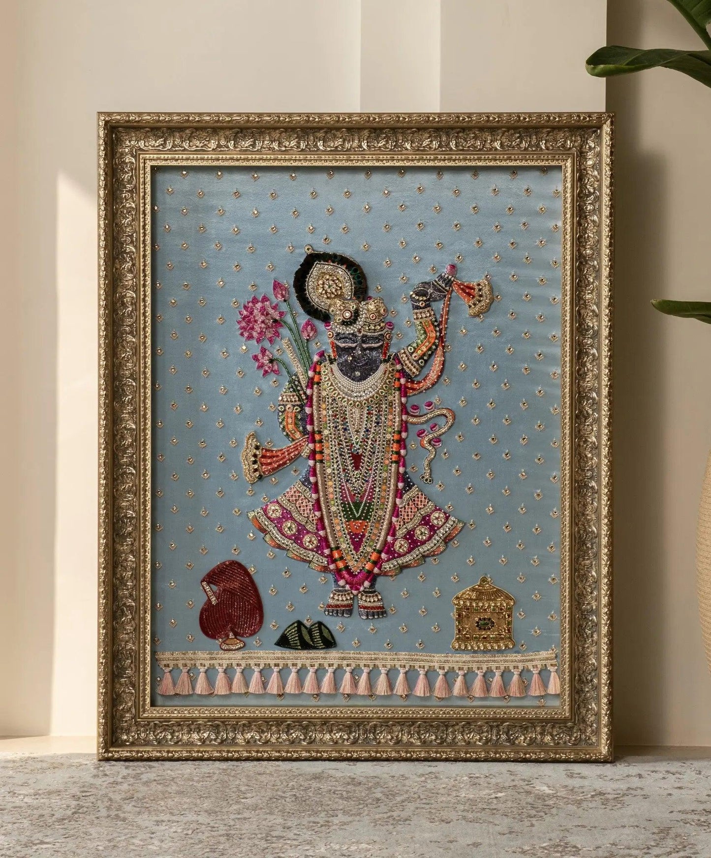 Shrinathji Handmade Embroidered Jewelry Art - My Store